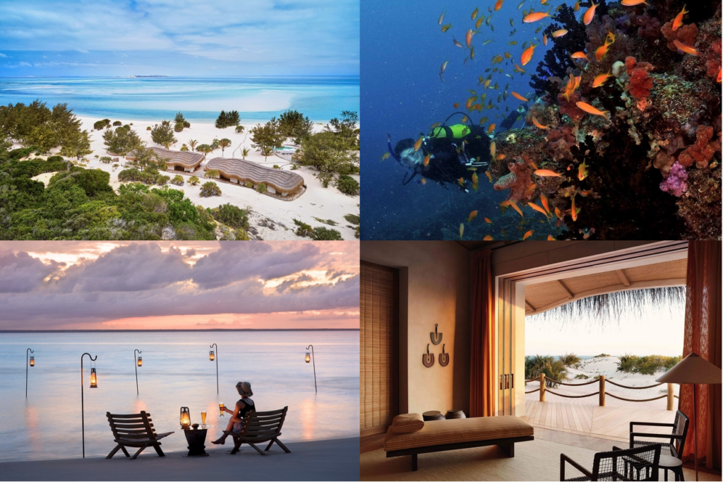 1. Kisawa Sanctuary, Benguerra Island | 2. Anantara, Bazaruto Island Resort

3. &Beyond, Benguerra Island | 4. Kisawa Sanctuary, Benguerra Island