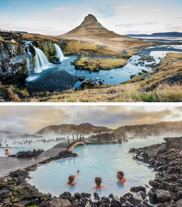 Kirkjufellfoss Waterfall | Blue Lagoon

