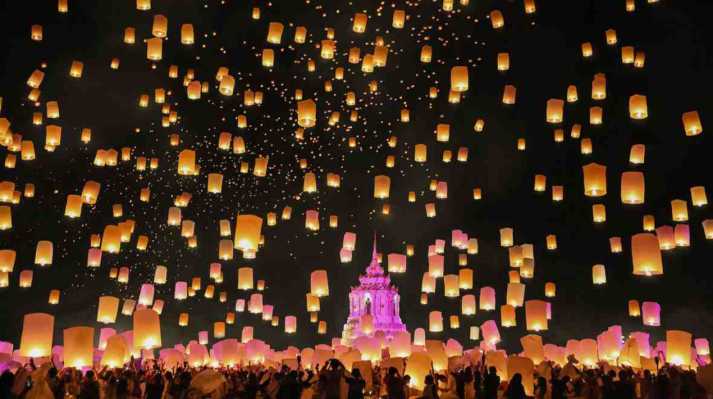 Long Bar - Raffles, Singapore | Candlenut | Yi Peng Festival, Chiang Mai, Thailand

